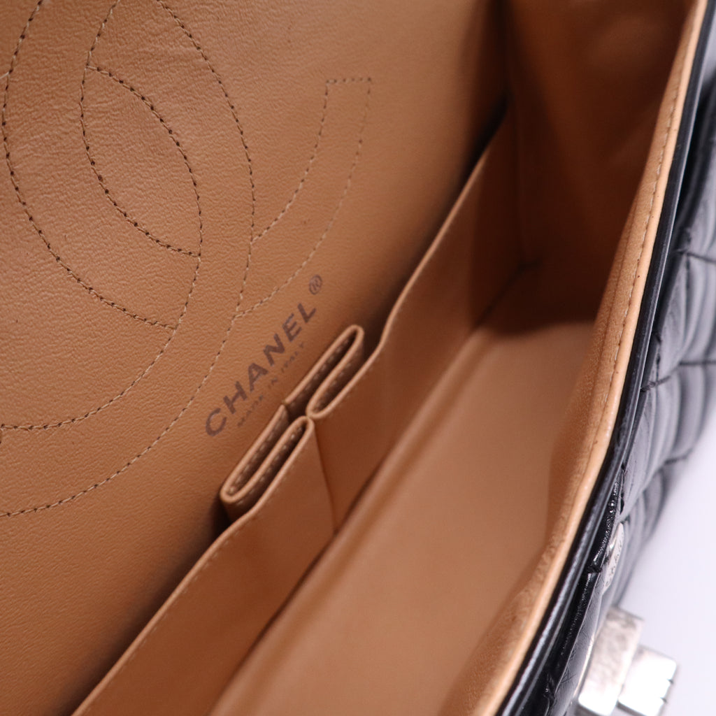 Reissue 2.55 Flap Bag Quilted Metallic Aged Calfskin 226 Twins LDJ4001