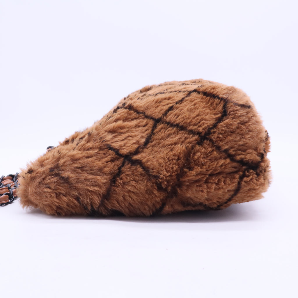Rabbit Fur Shopping Tote B20142