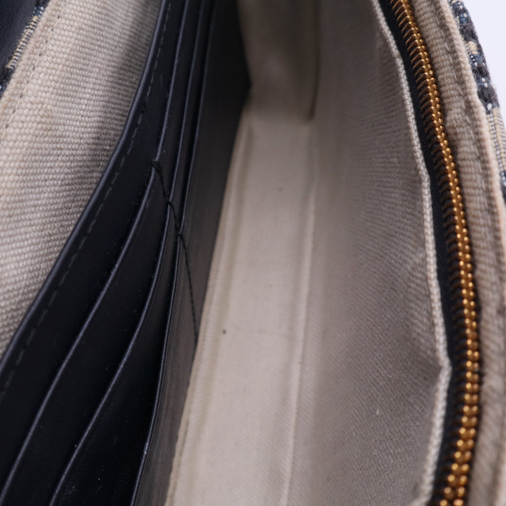 Dior Blue Oblique Jacquard Saddle Pouch twins LDJ3477