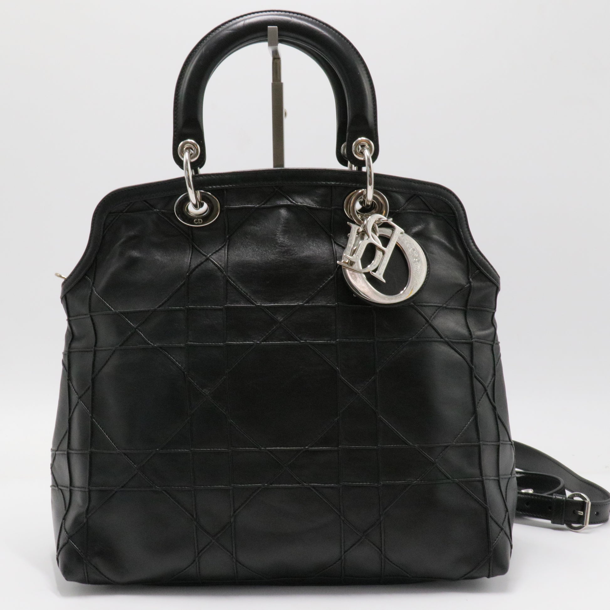 Granville Satchel Cannage Quilt Leather Medium
