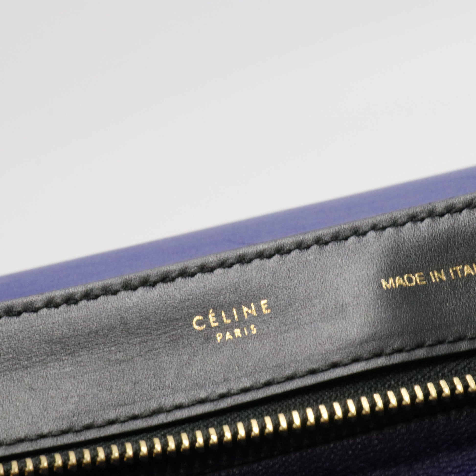 Calfskin Suede Medium Tri-Color Trapeze Sand