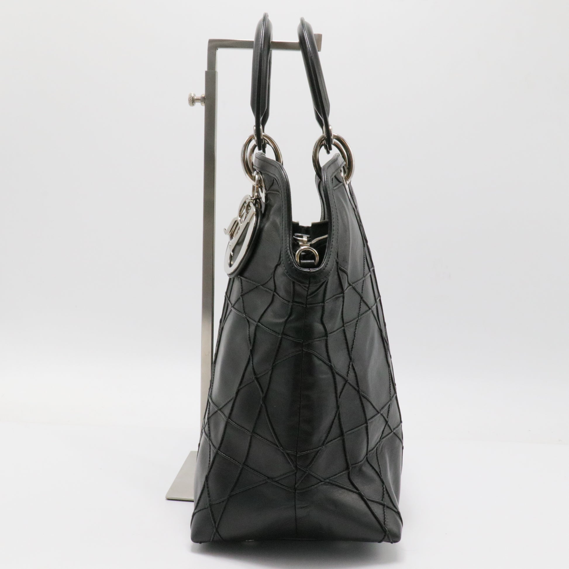 Granville Satchel Cannage Quilt Leather Medium