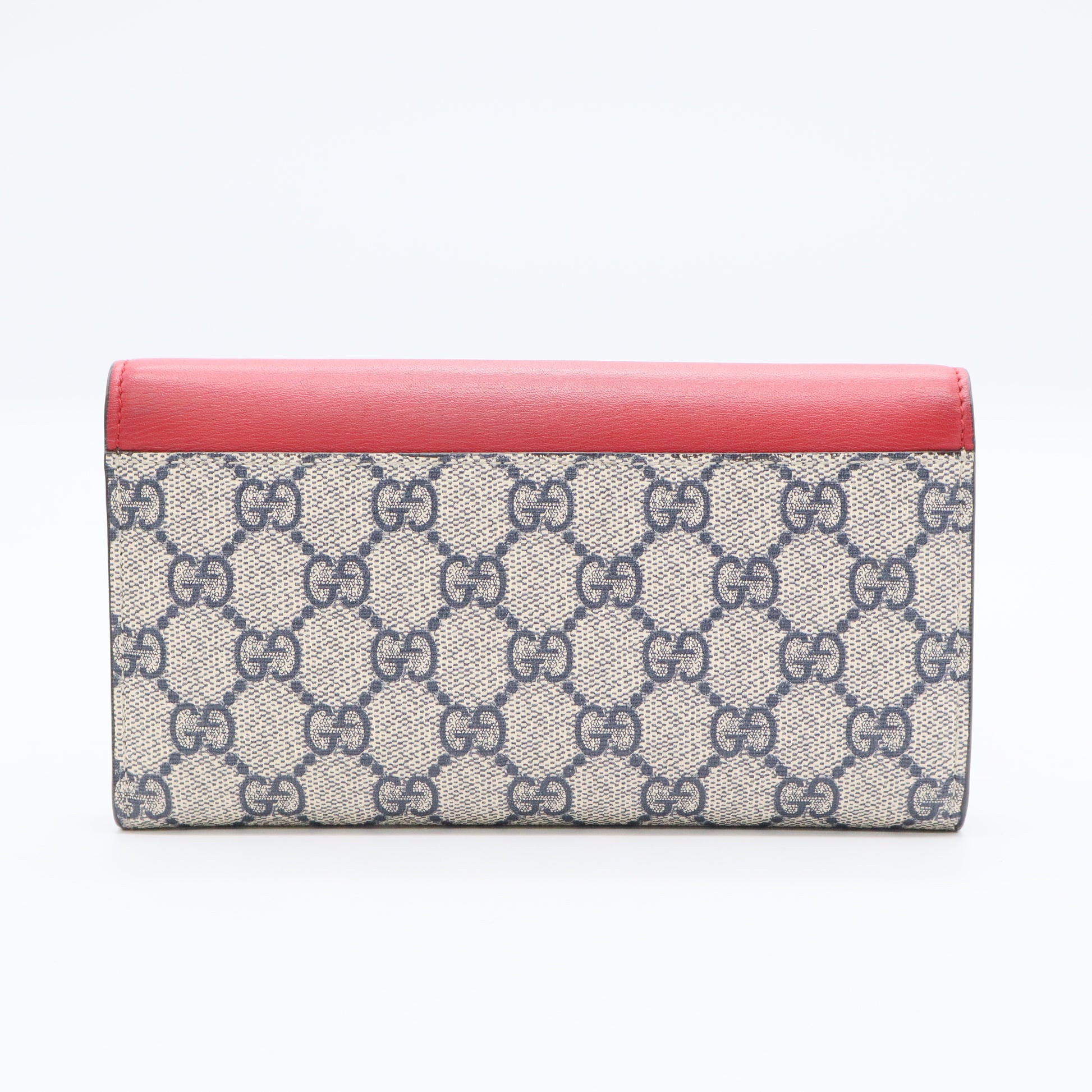 Bow Continental Wallet GG Coated Canvas and Leather W20659