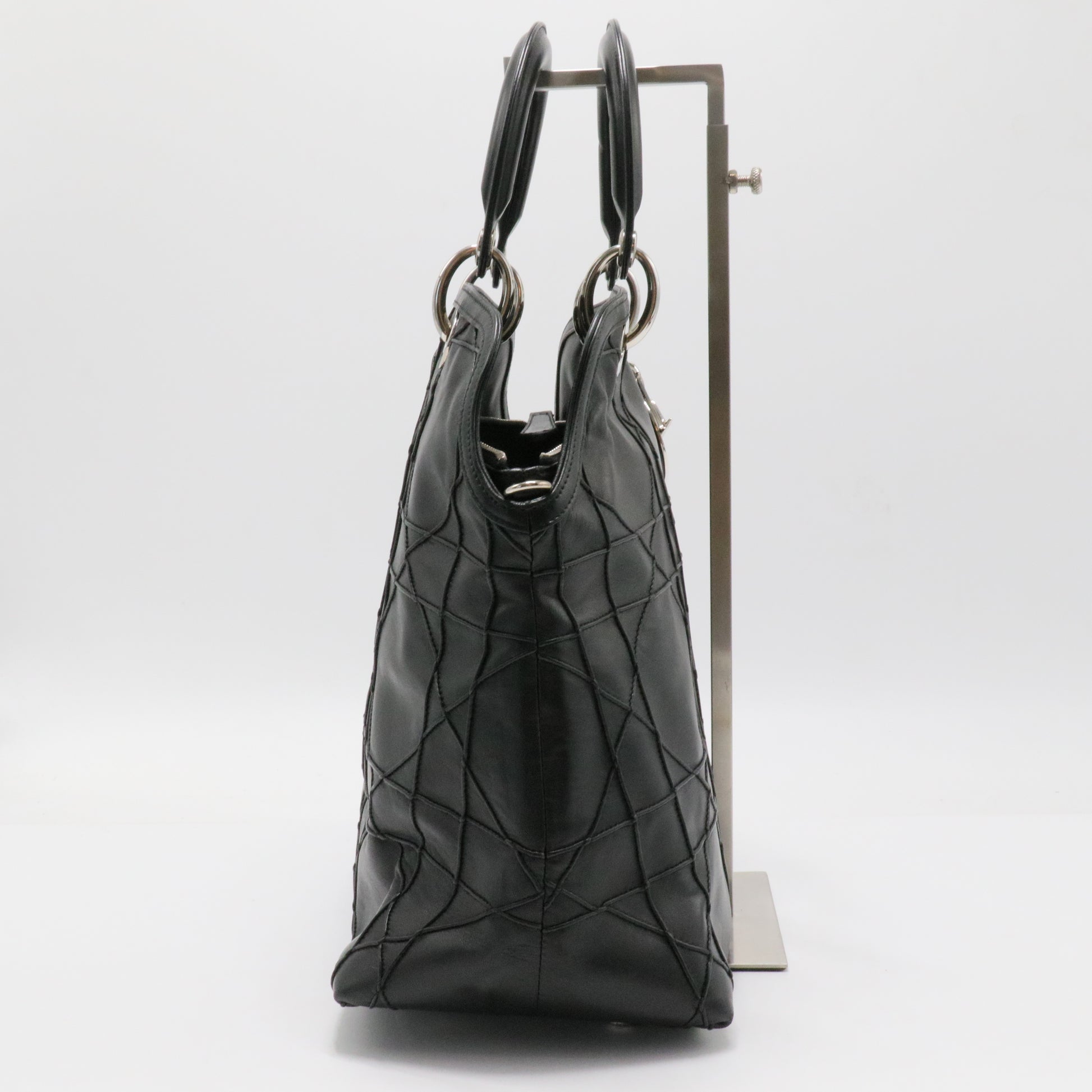 Granville Satchel Cannage Quilt Leather Medium