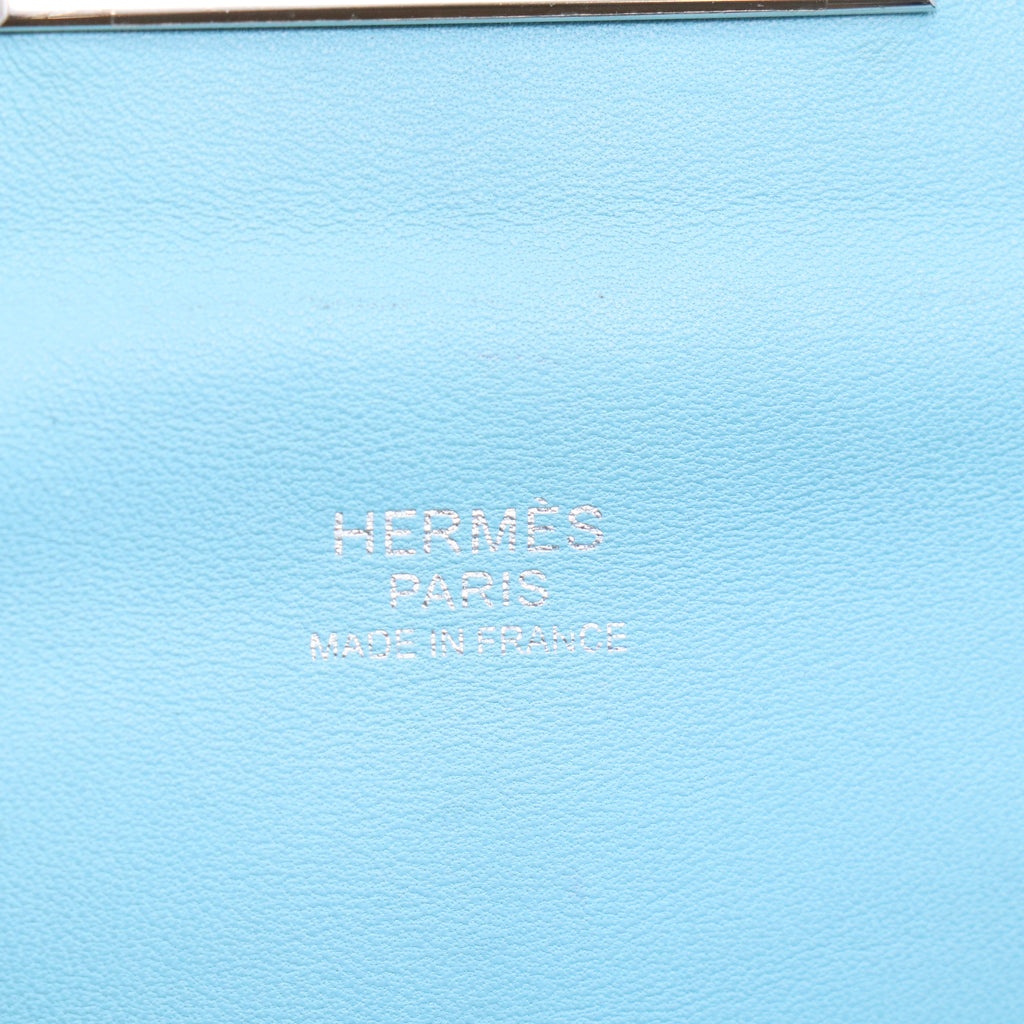 Toolbox 26 Shoulder Bag Swift Leather Blue 