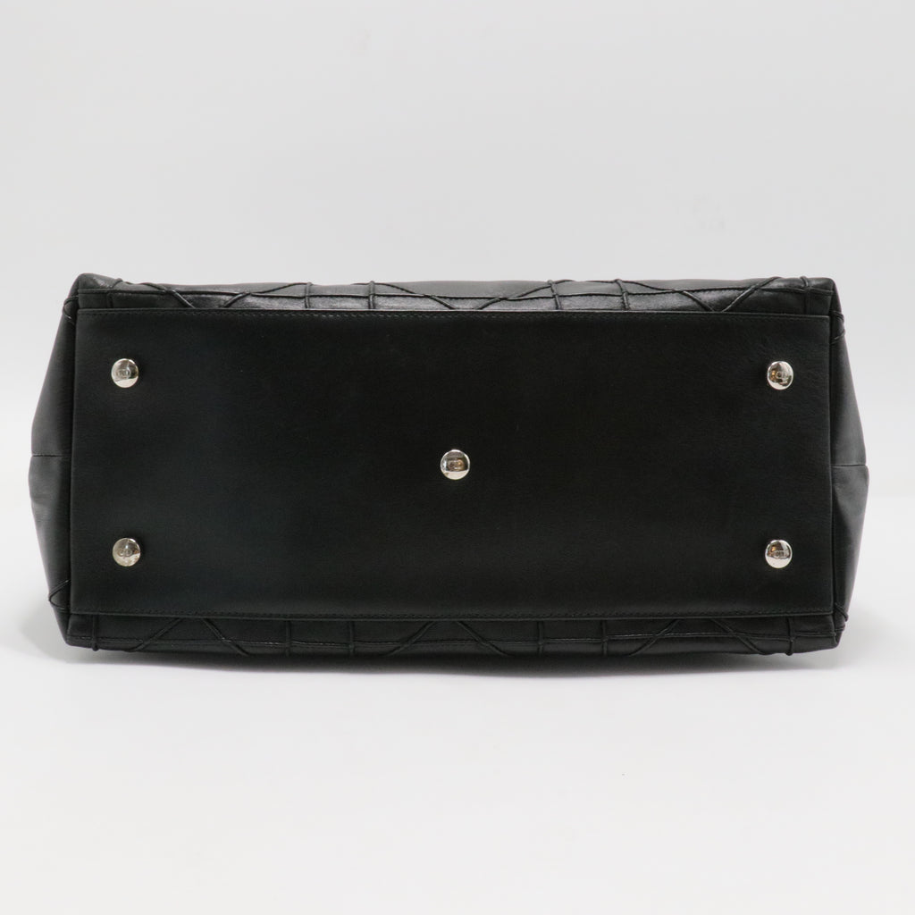 Granville Satchel Cannage Quilt Leather Medium