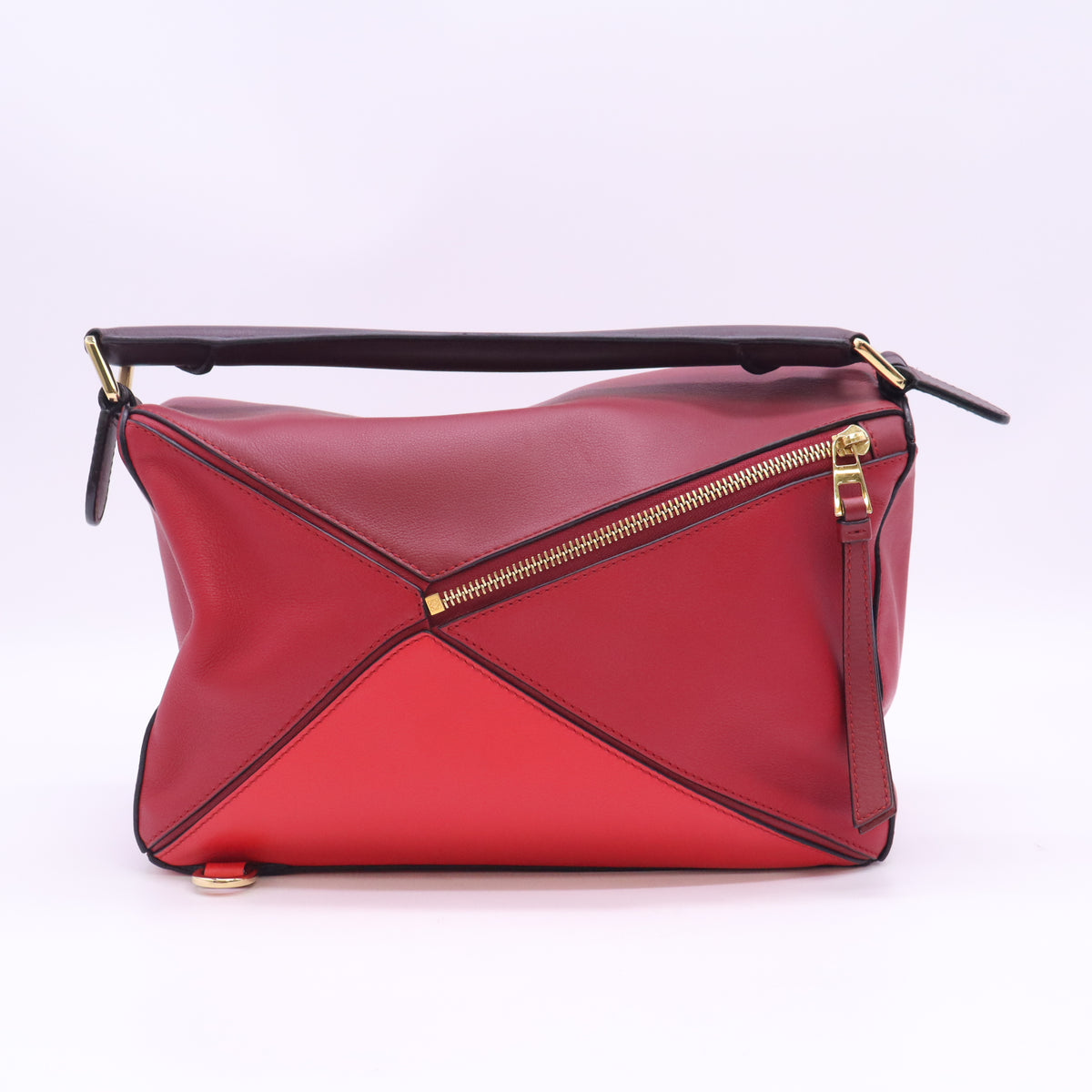 Loewe Puzzle Large Red Multitone Leather Bag B24437