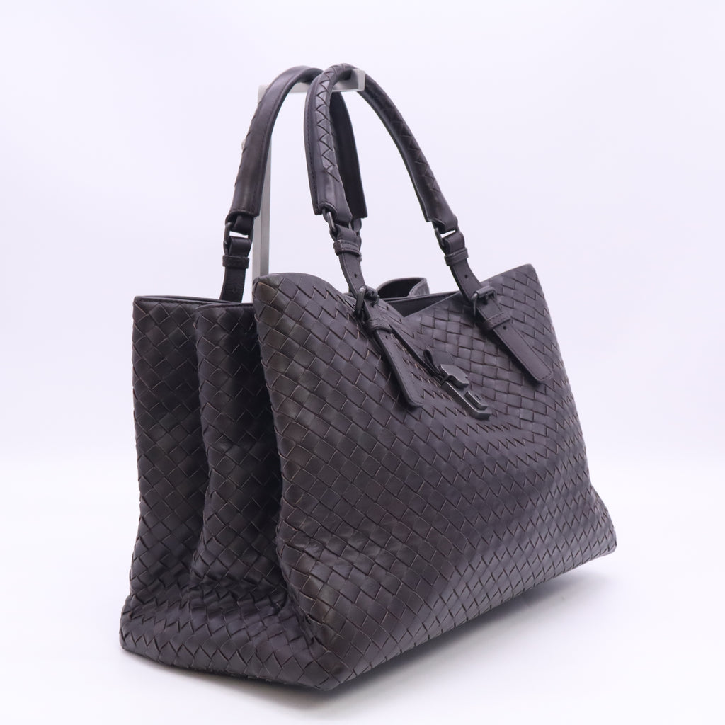 Bottega Veneta Medium Intrecciato Roma Tote B24758