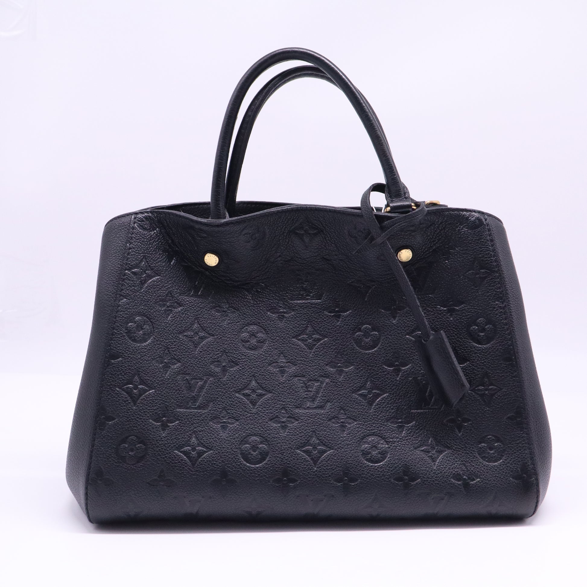 Montaigne Handbag Monogram Empreinte Leather MM Twins LDJ4008