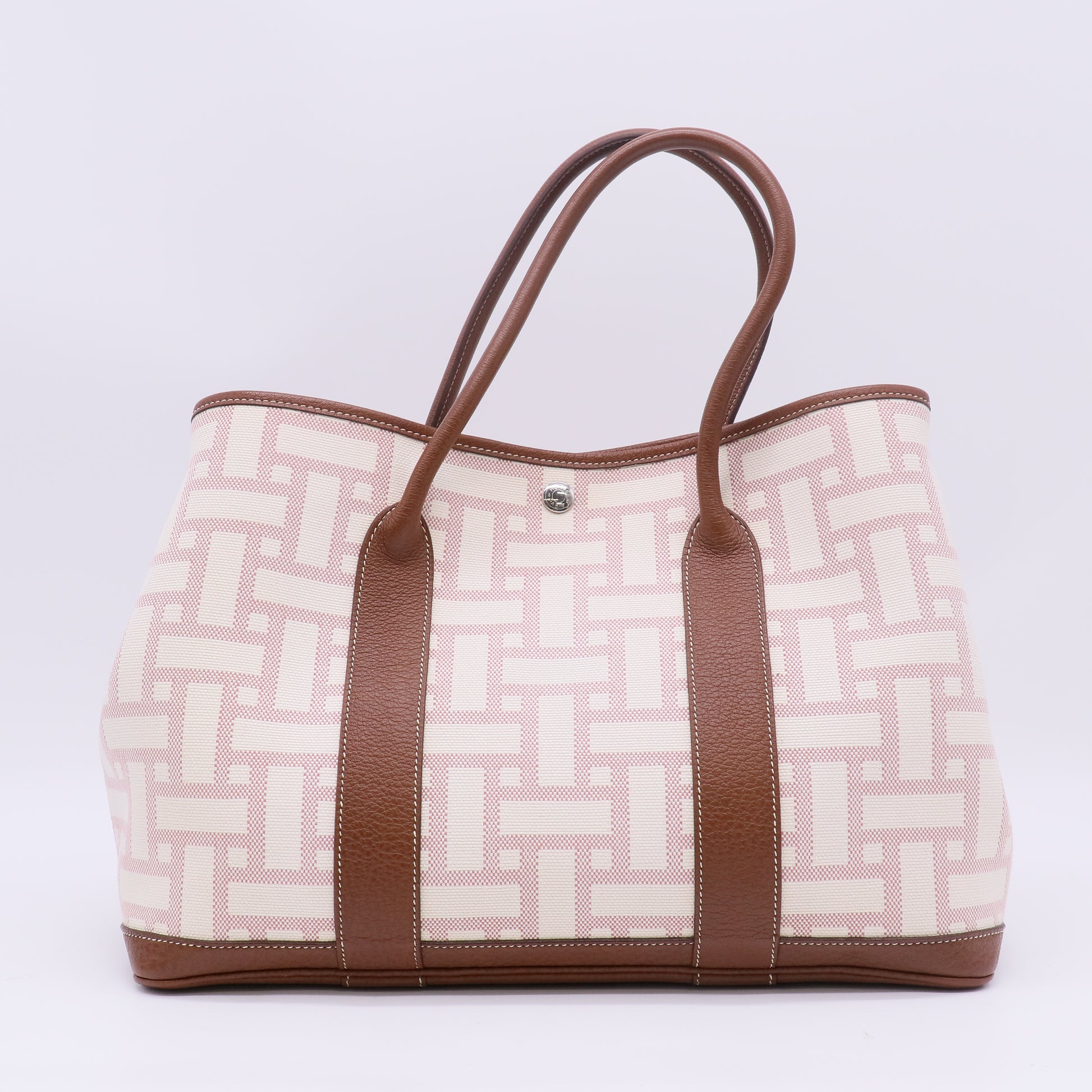 Hermes Garden Party 36 Toile Mosaique Bag twins B23728