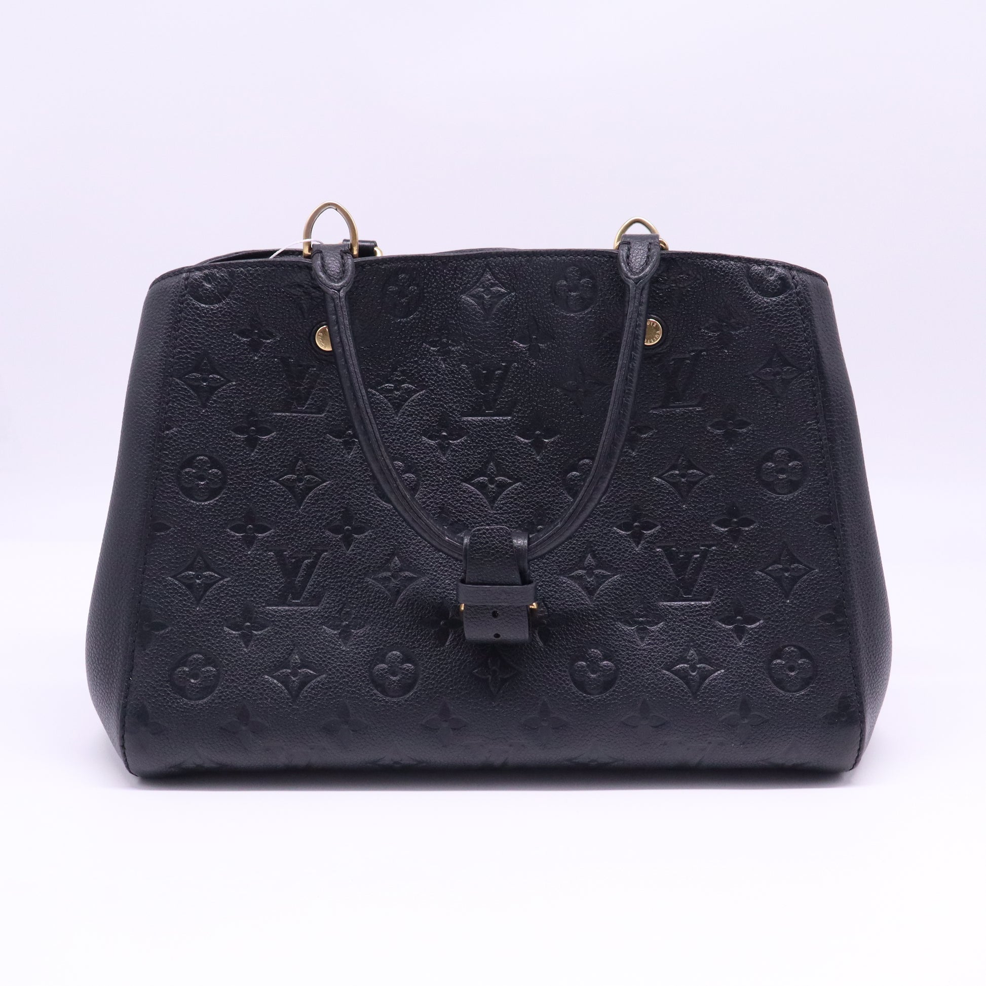 Montaigne Handbag Monogram Empreinte Leather MM Twins LDJ4008