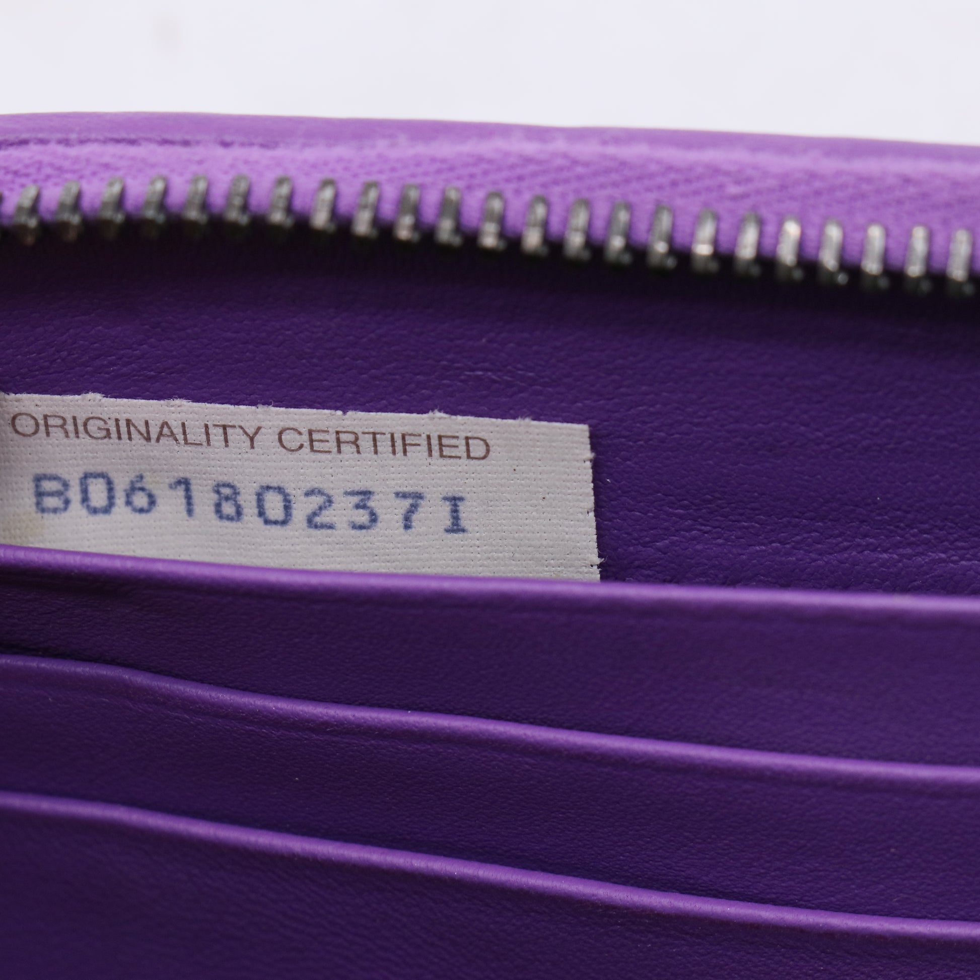 Bottega Veneta Intrecciato Leather Zip Around Wallet W20973