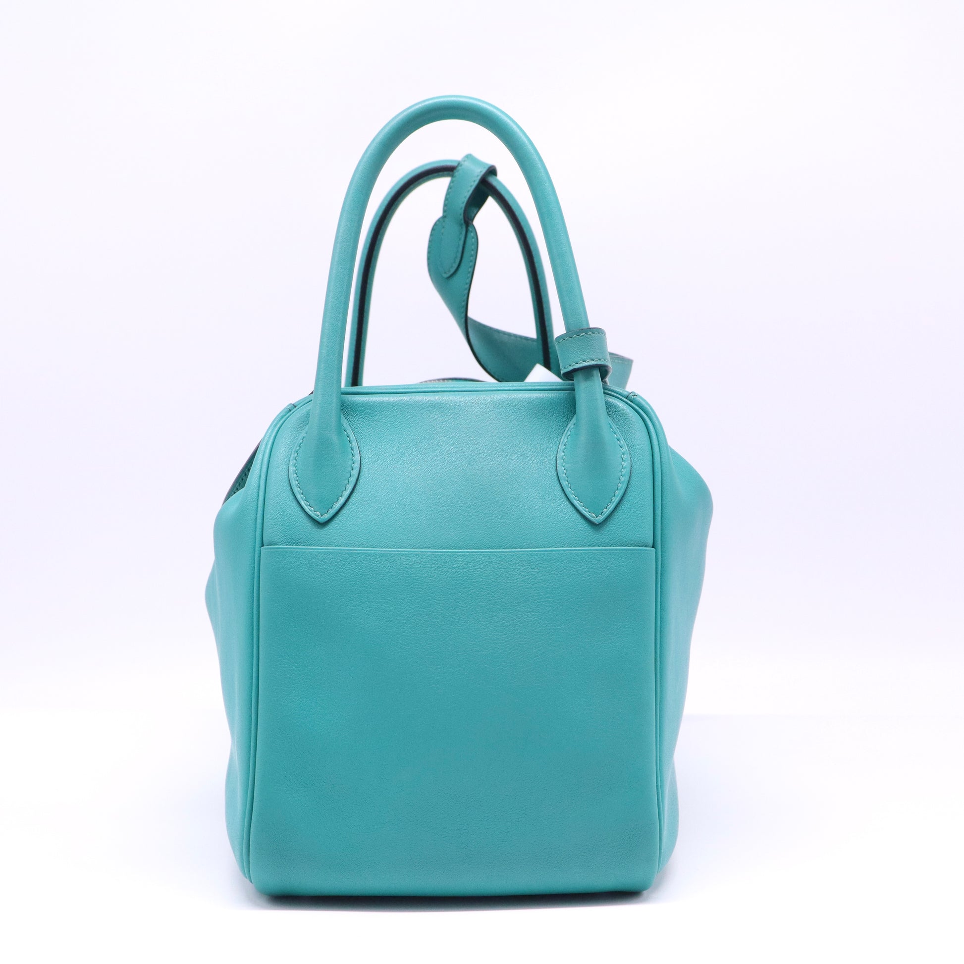 Hermes Swift Lindy 30 Bleu Paon  B21674