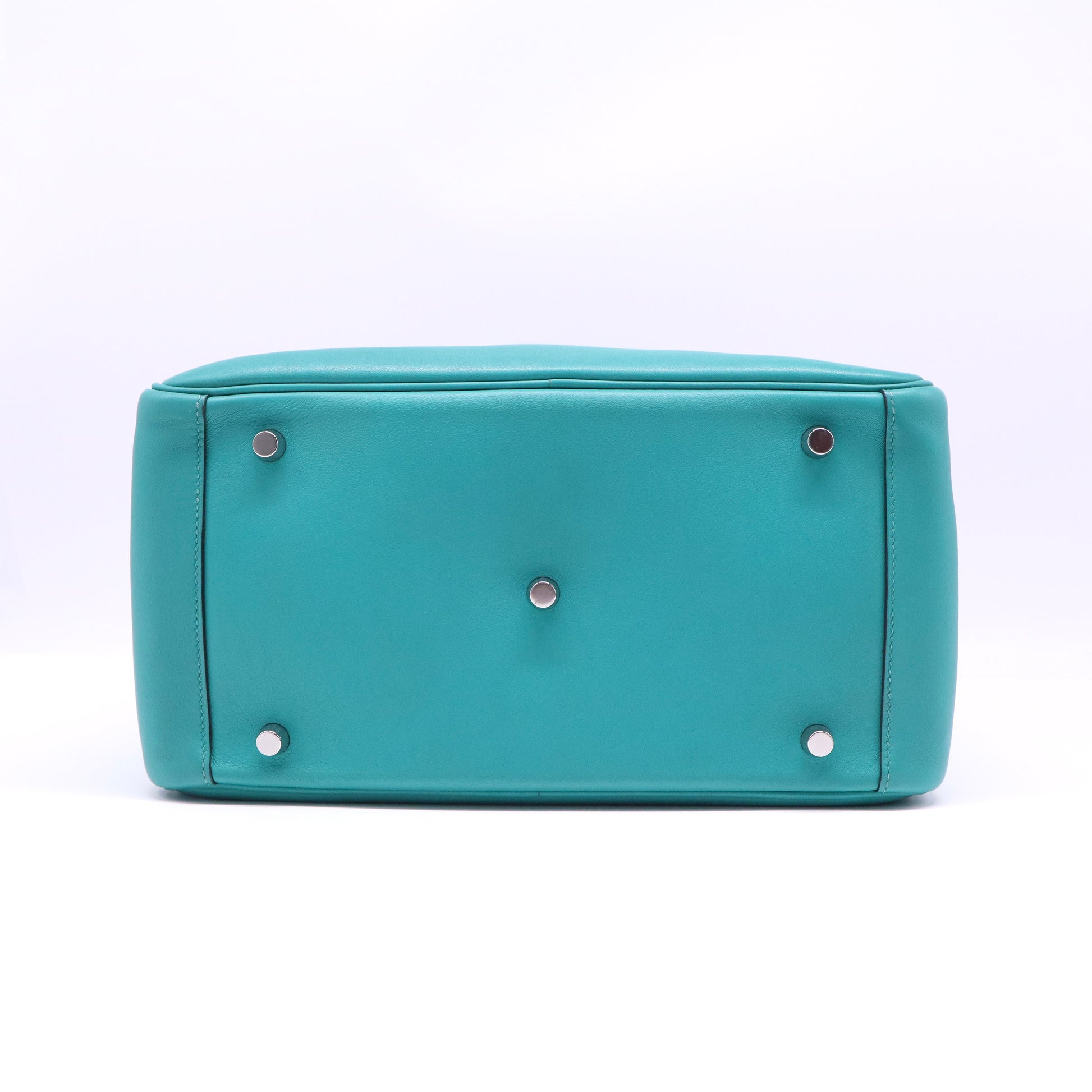 Hermes Swift Lindy 30 Bleu Paon  B21674