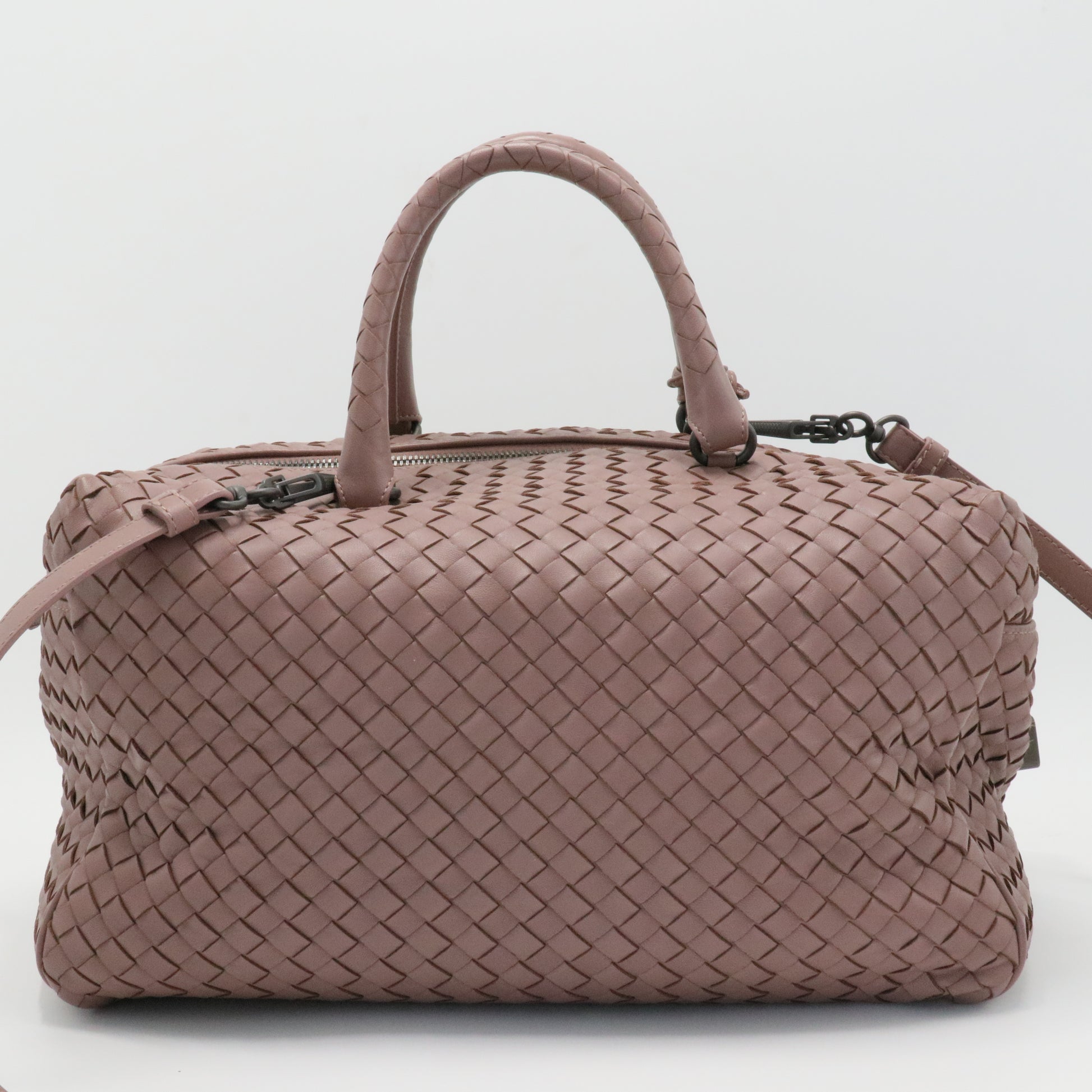 Convertible Boston Bag Intrecciato Nappa Medium