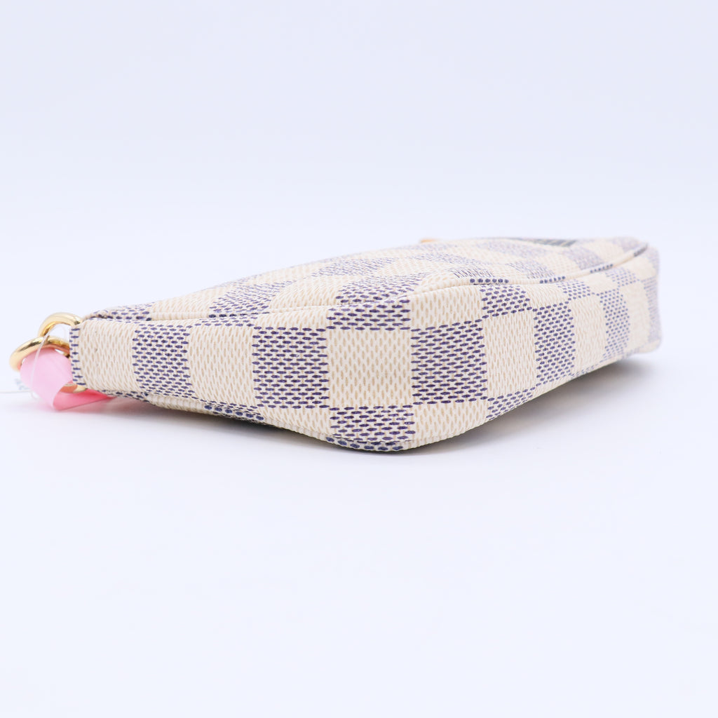 Damier small bag  Azur Pochette Accessoires twins