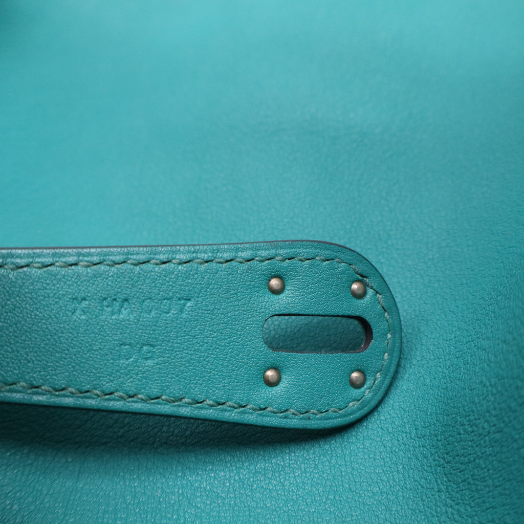 Hermes Swift Lindy 30 Bleu Paon  B21674