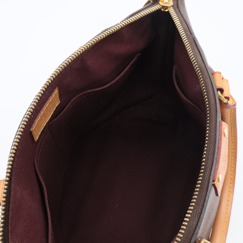 Turen MM monogram Handbag PVC leather Brown 2WAY