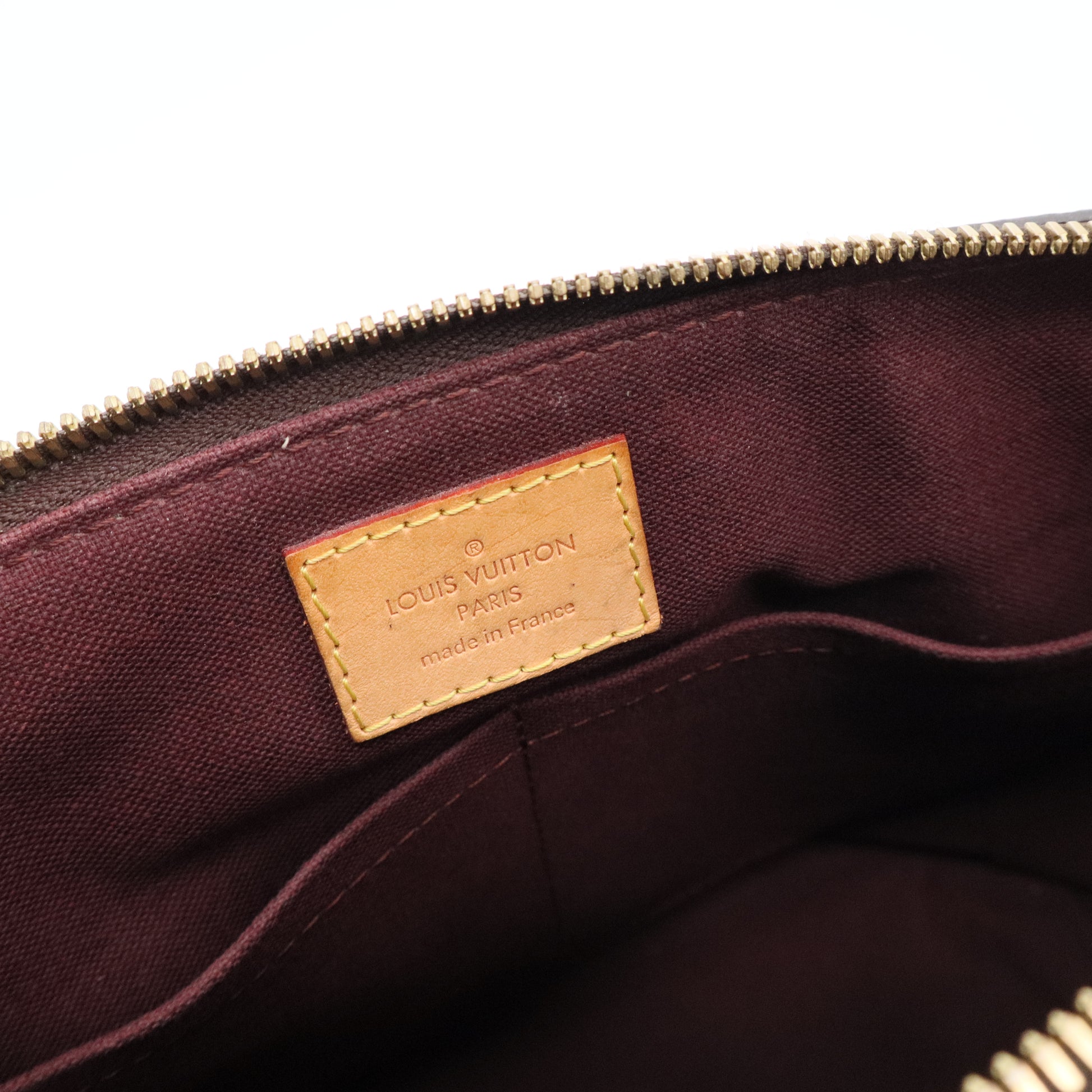 Turen MM monogram Handbag PVC leather Brown 2WAY