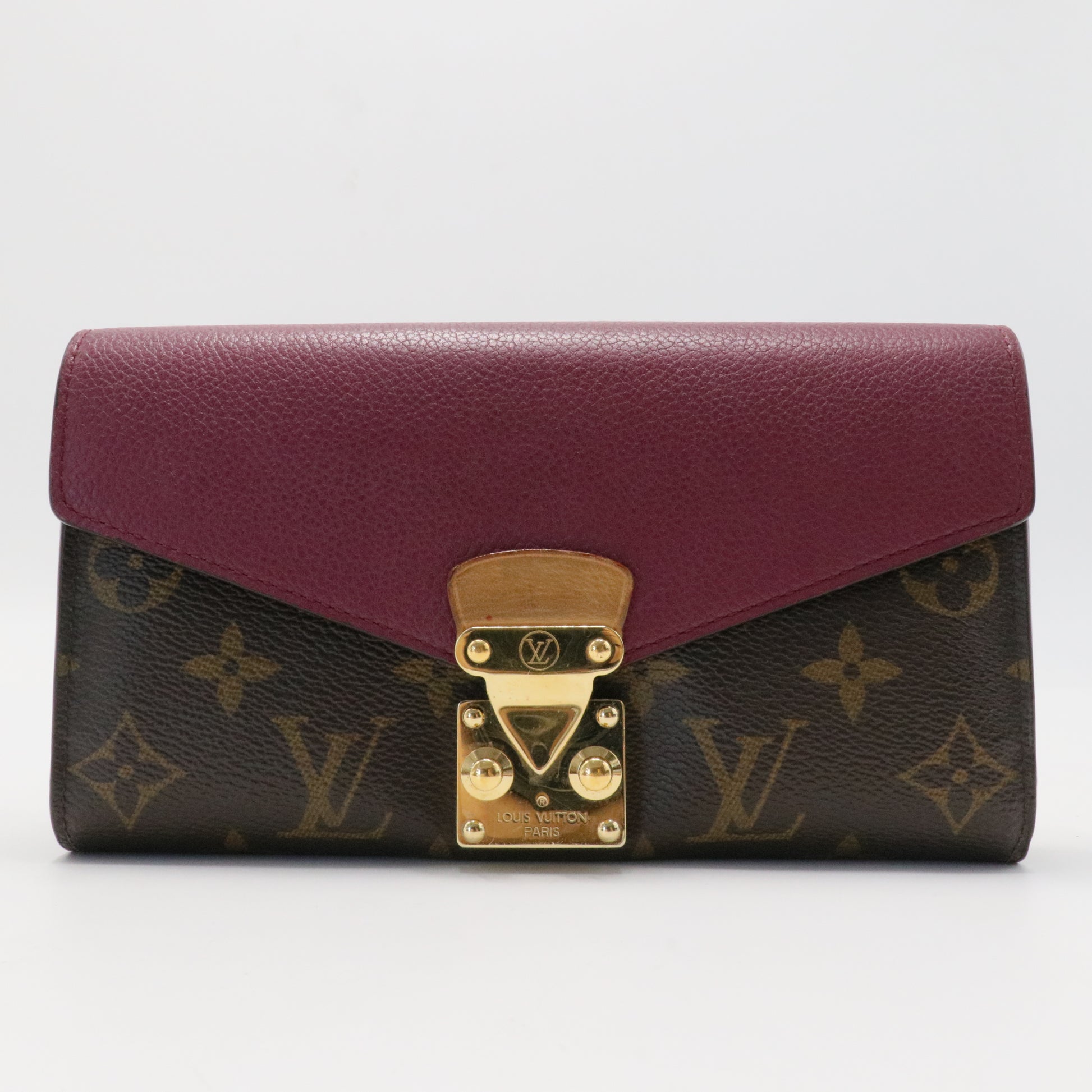 Pallas Wallet Monogram Canvas and Calfskin