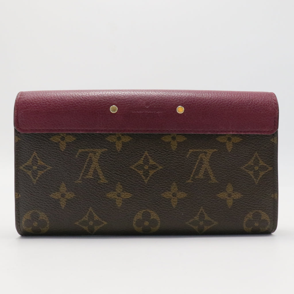 Pallas Wallet Monogram Canvas and Calfskin
