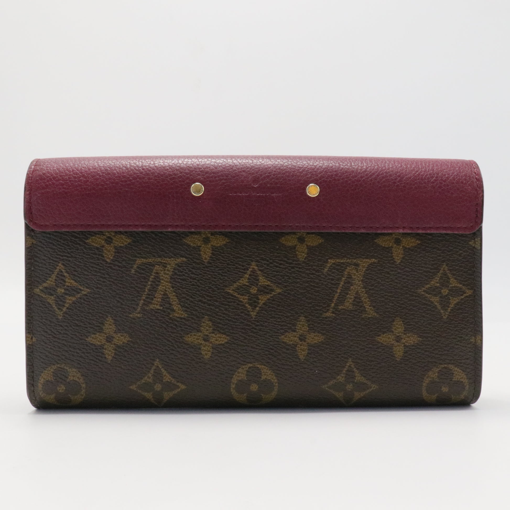 Pallas Wallet Monogram Canvas and Calfskin