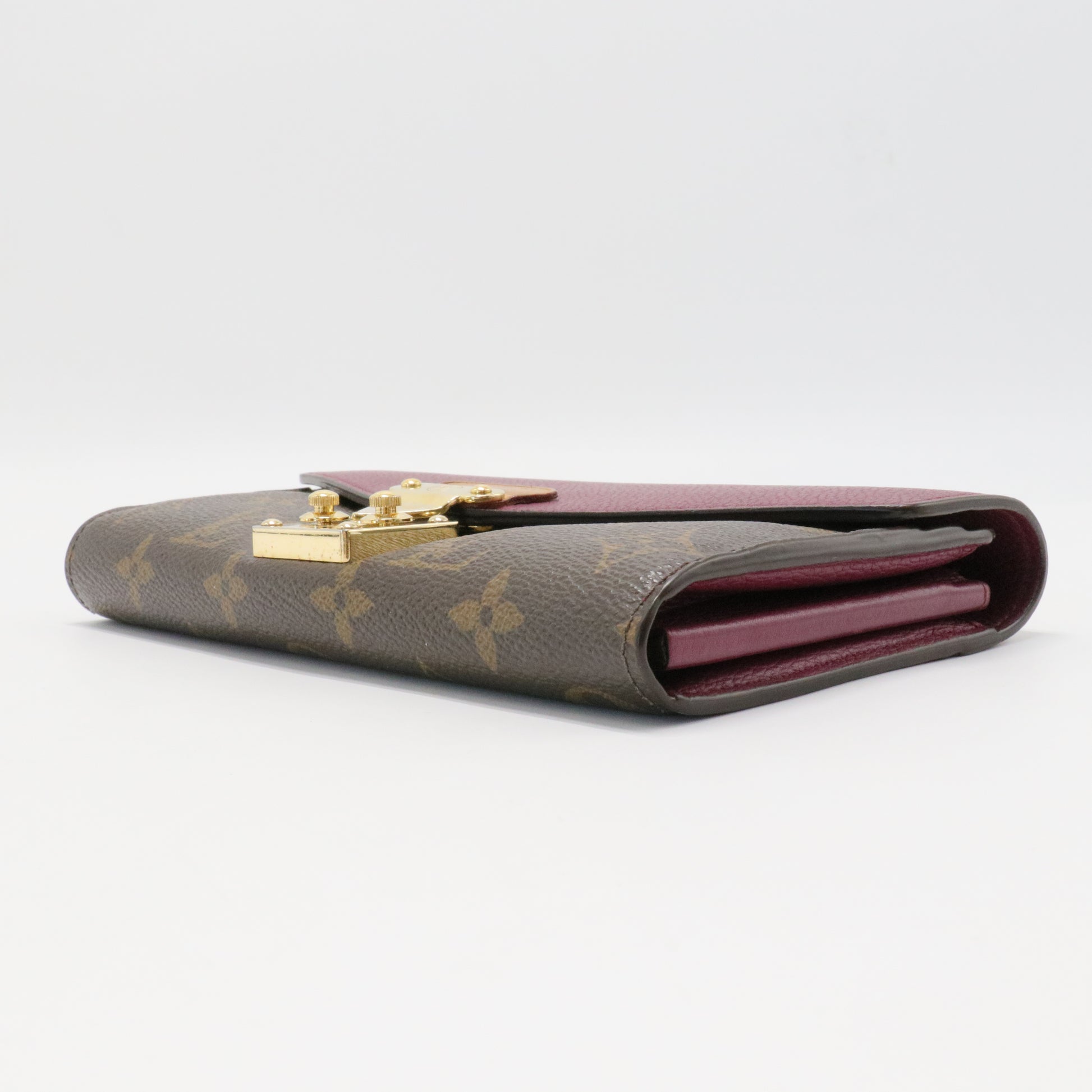 Pallas Wallet Monogram Canvas and Calfskin