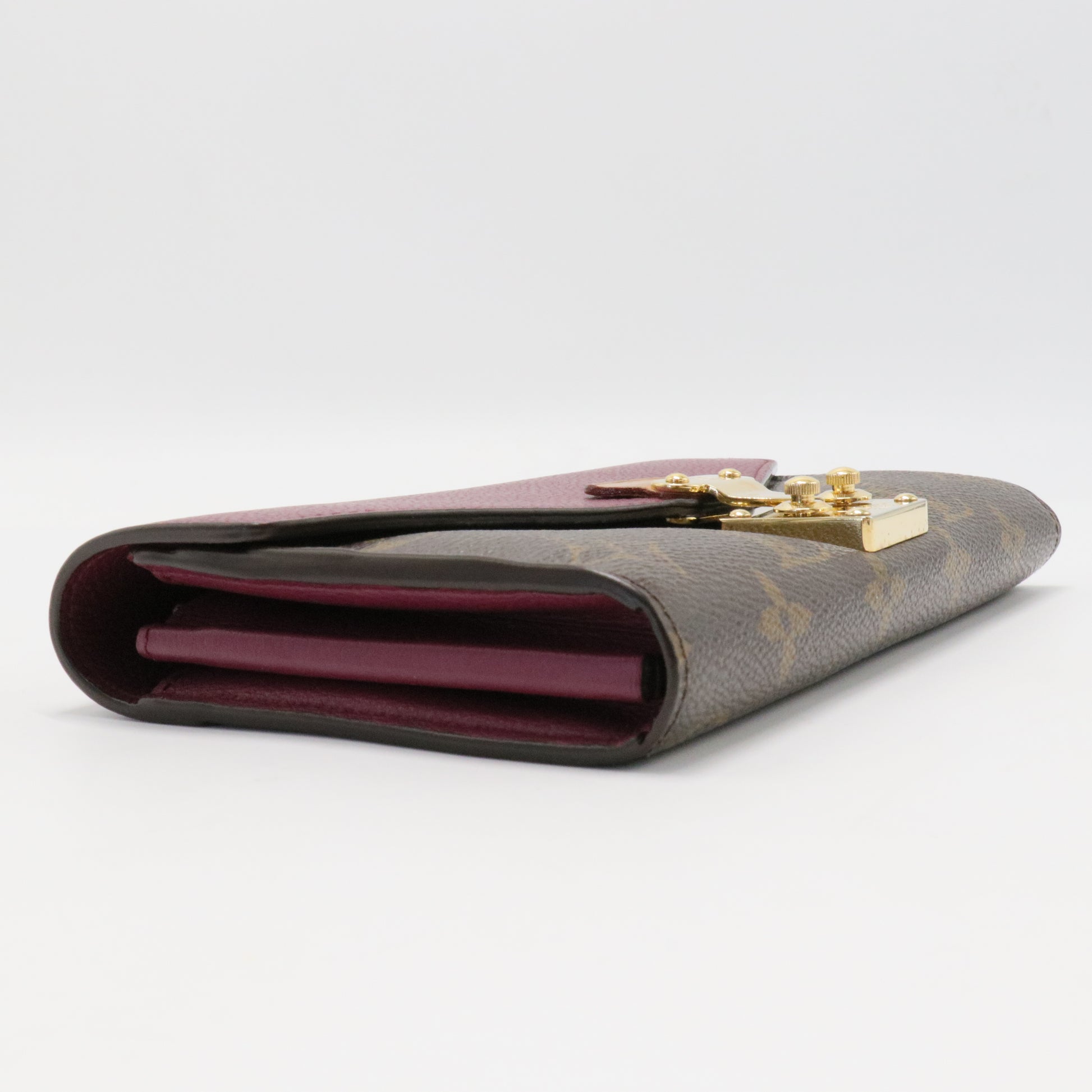 Pallas Wallet Monogram Canvas and Calfskin