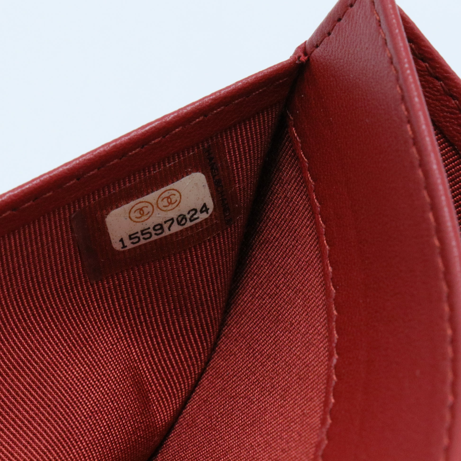 CC French Flap Wallet Quilted Caviar Long