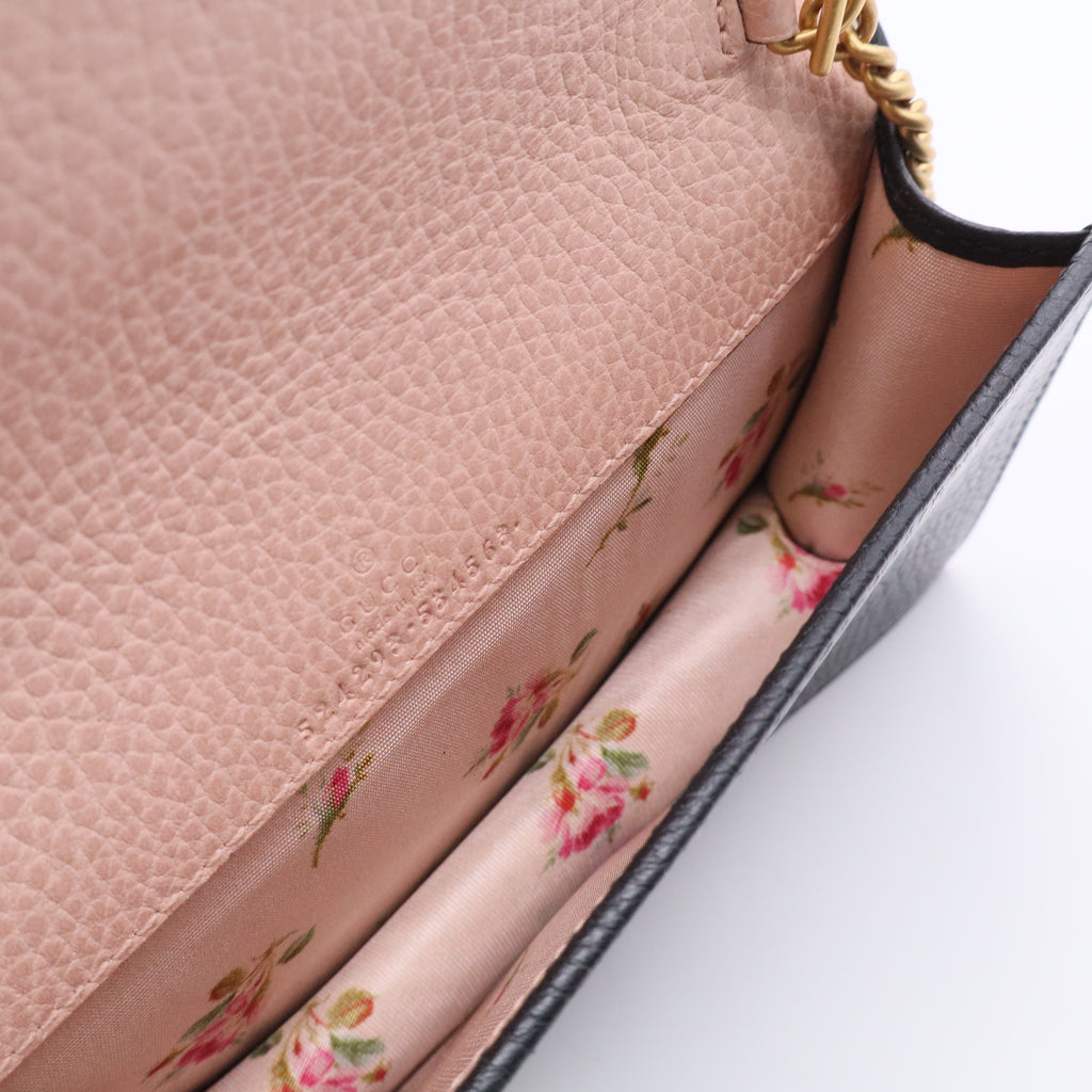 GG Marmont Chain Wallet Embellished Leather Mini B20612