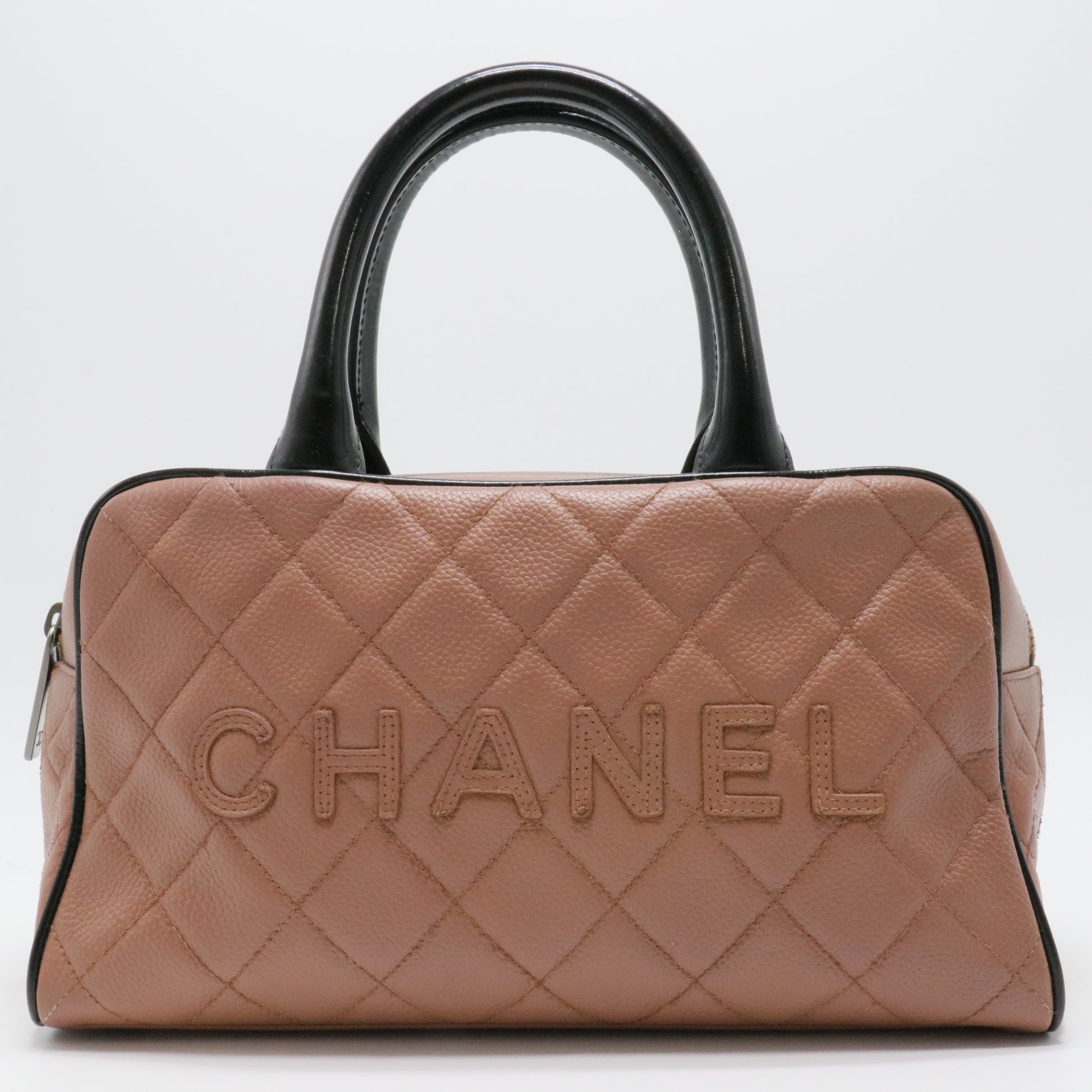 Chanel Matelassé Caviar Boston Bag