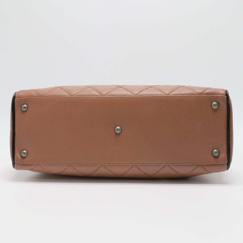 Chanel Matelassé Caviar Boston Bag