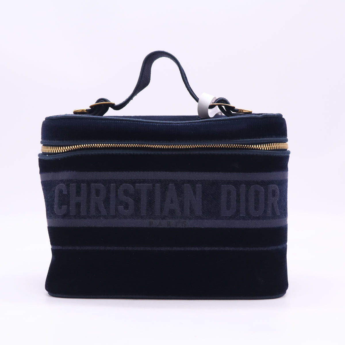 Embroidered Velvet Diortravel Case vanity bag TwinsB24620