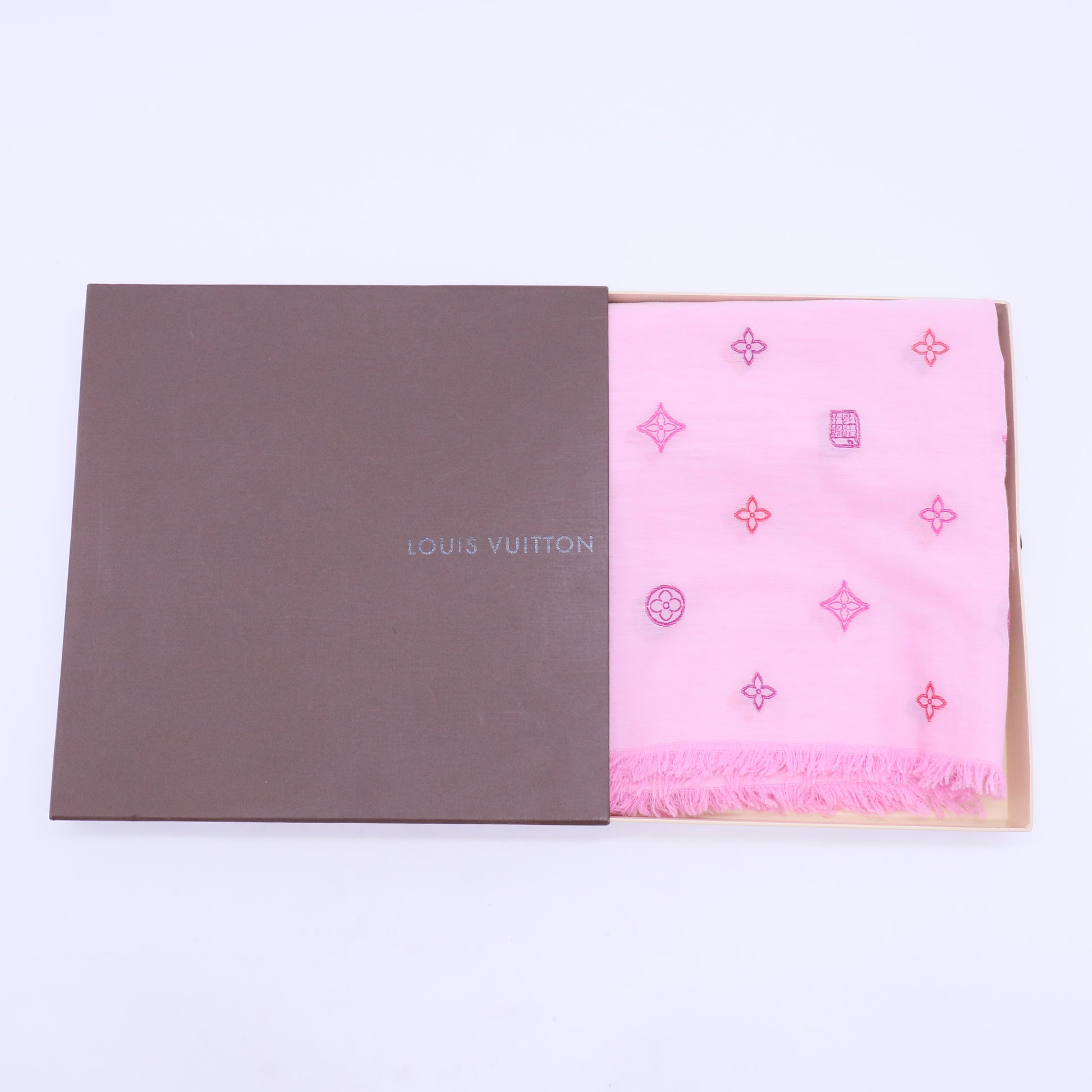 Pink scarf W20234