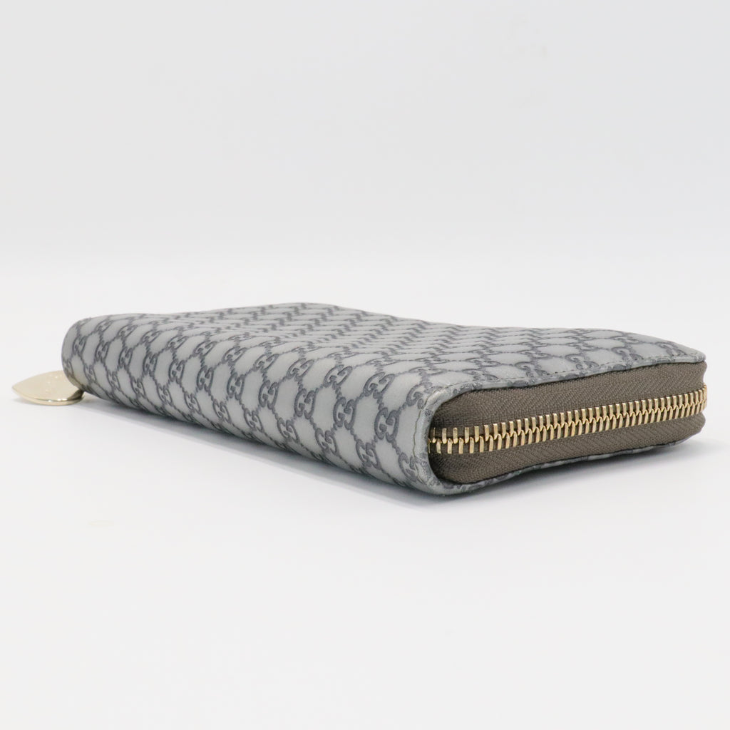 Zip Around Wallet GG Coated Canvas Long