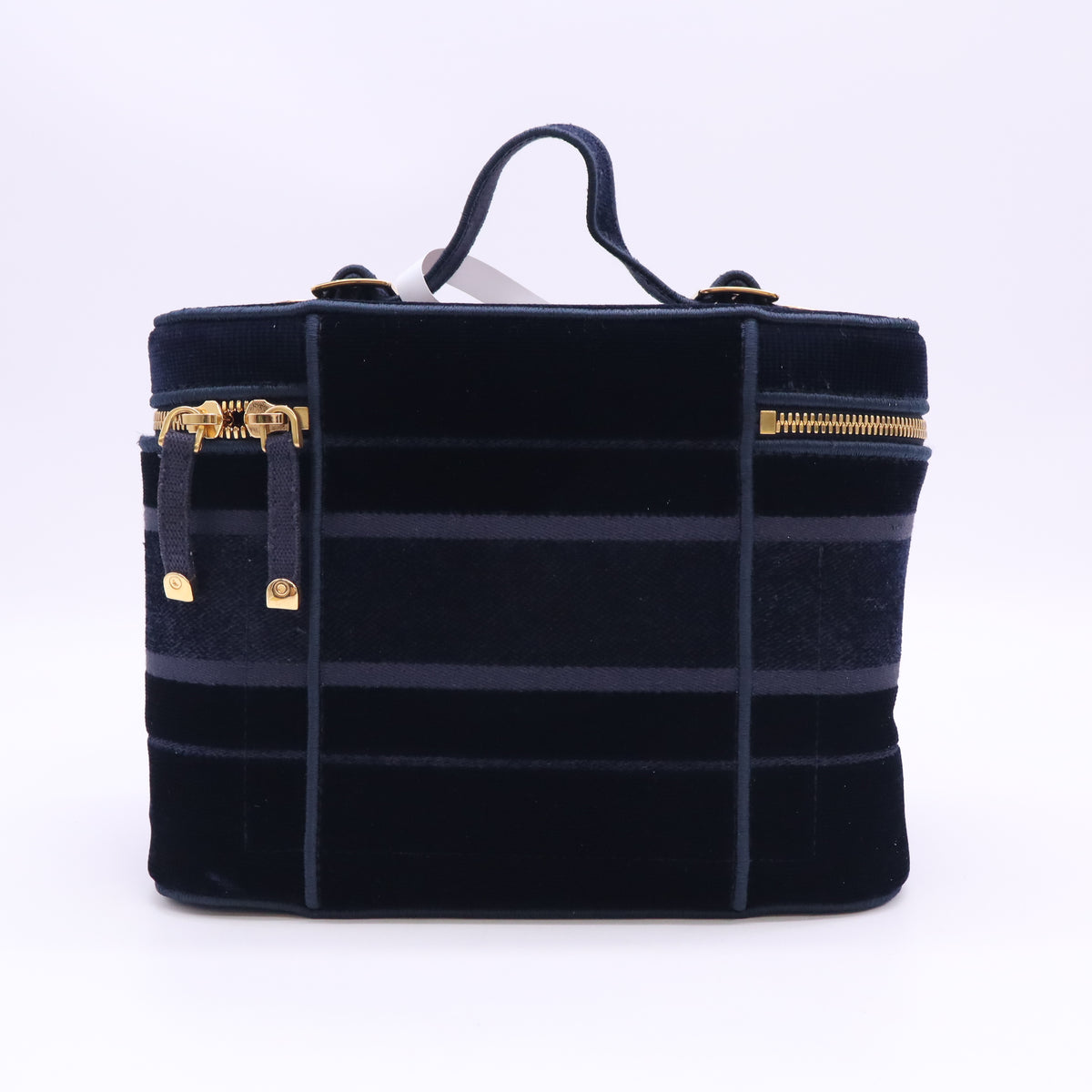 Embroidered Velvet Diortravel Case vanity bag TwinsB24620