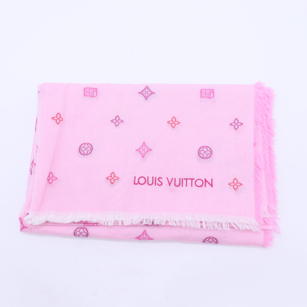Pink scarf W20234