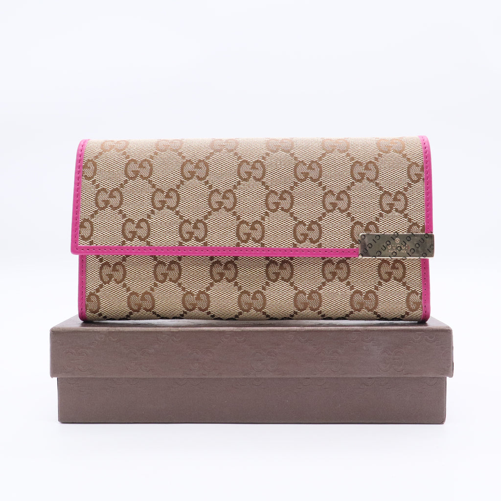 GG Canvas Canvas Continental Wallet w20676