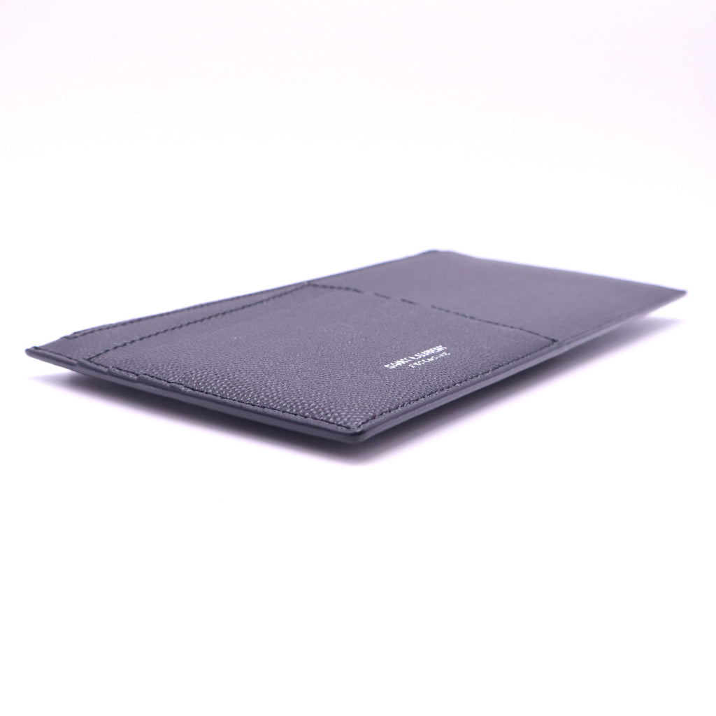 Saint Laurent Exclusive Grained Leather Fragment Zipped Card Case W21378