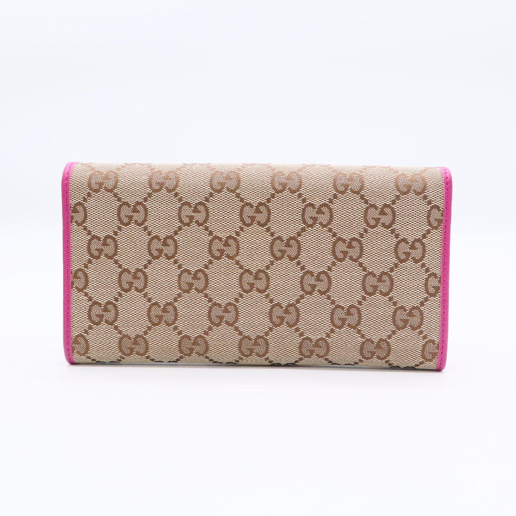 GG Canvas Canvas Continental Wallet w20676
