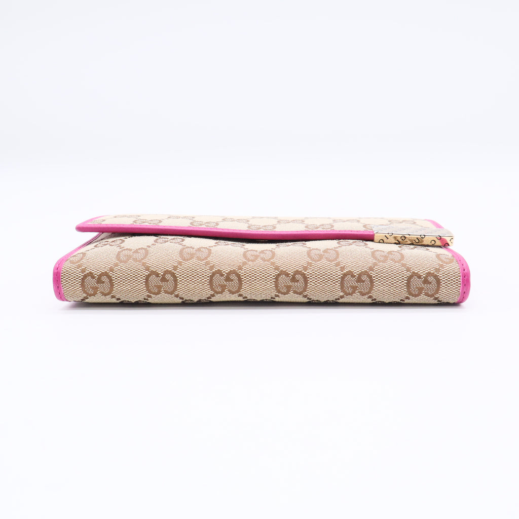 GG Canvas Canvas Continental Wallet w20676