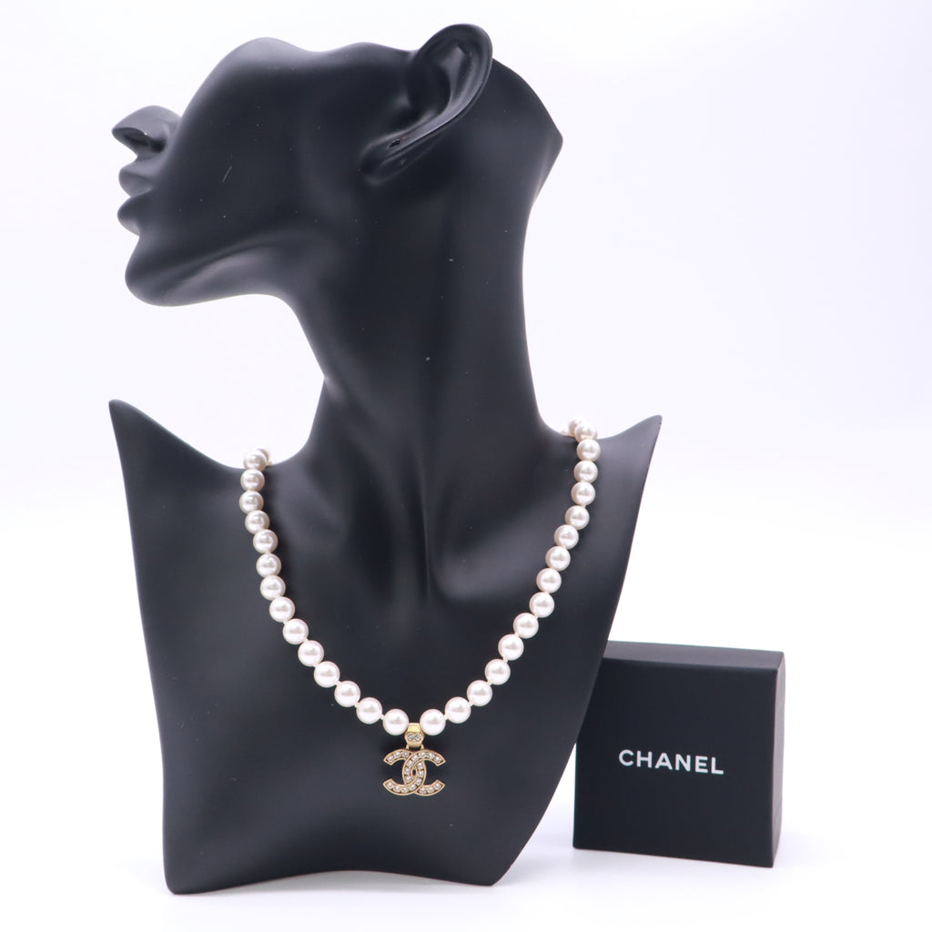 Chanel CC Pendant Necklace twins W22958