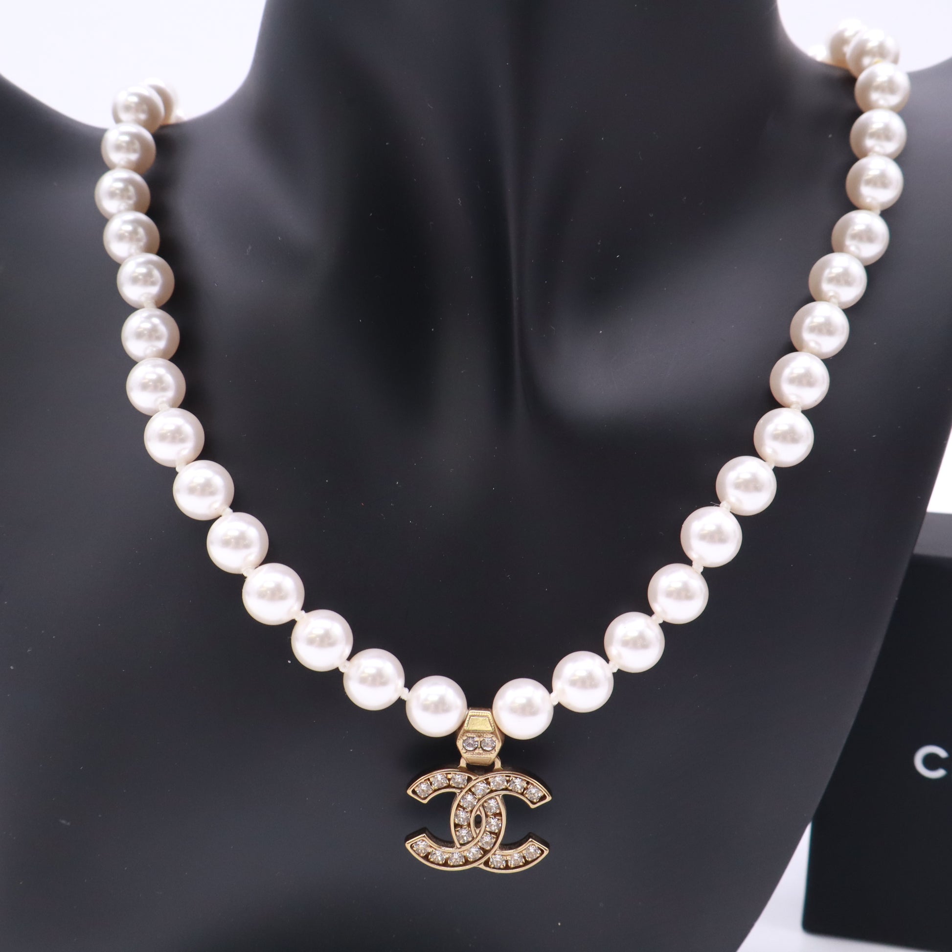 Chanel CC Pendant Necklace twins W22958