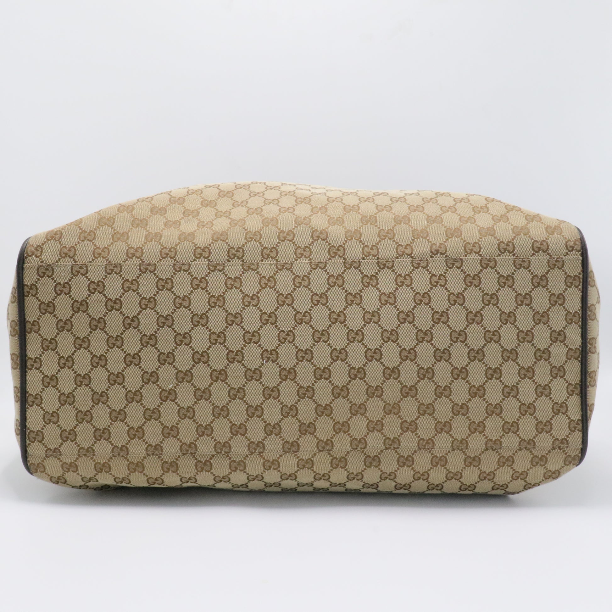 Web Strap Carry On Duffle Bag GG Canvas Large