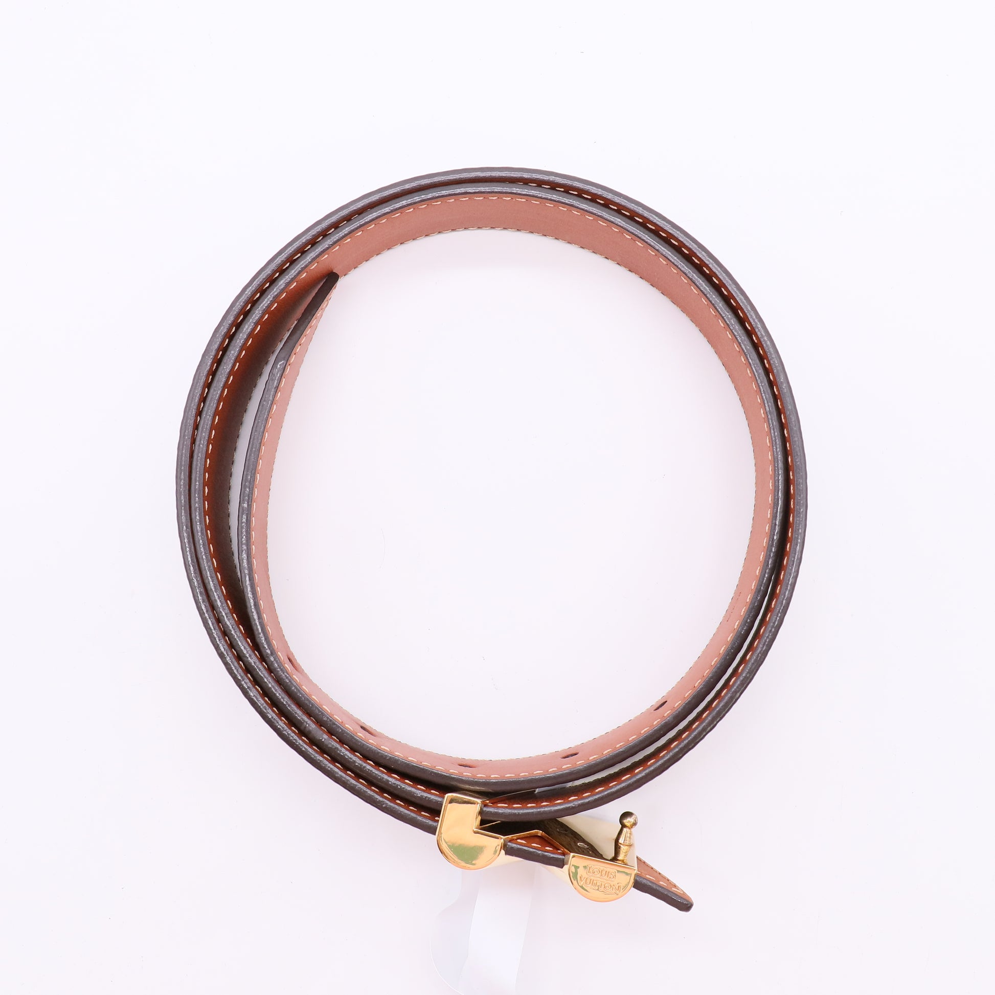 Louis Vuitton Monogram Essential V Belt 90 36 twins W22343