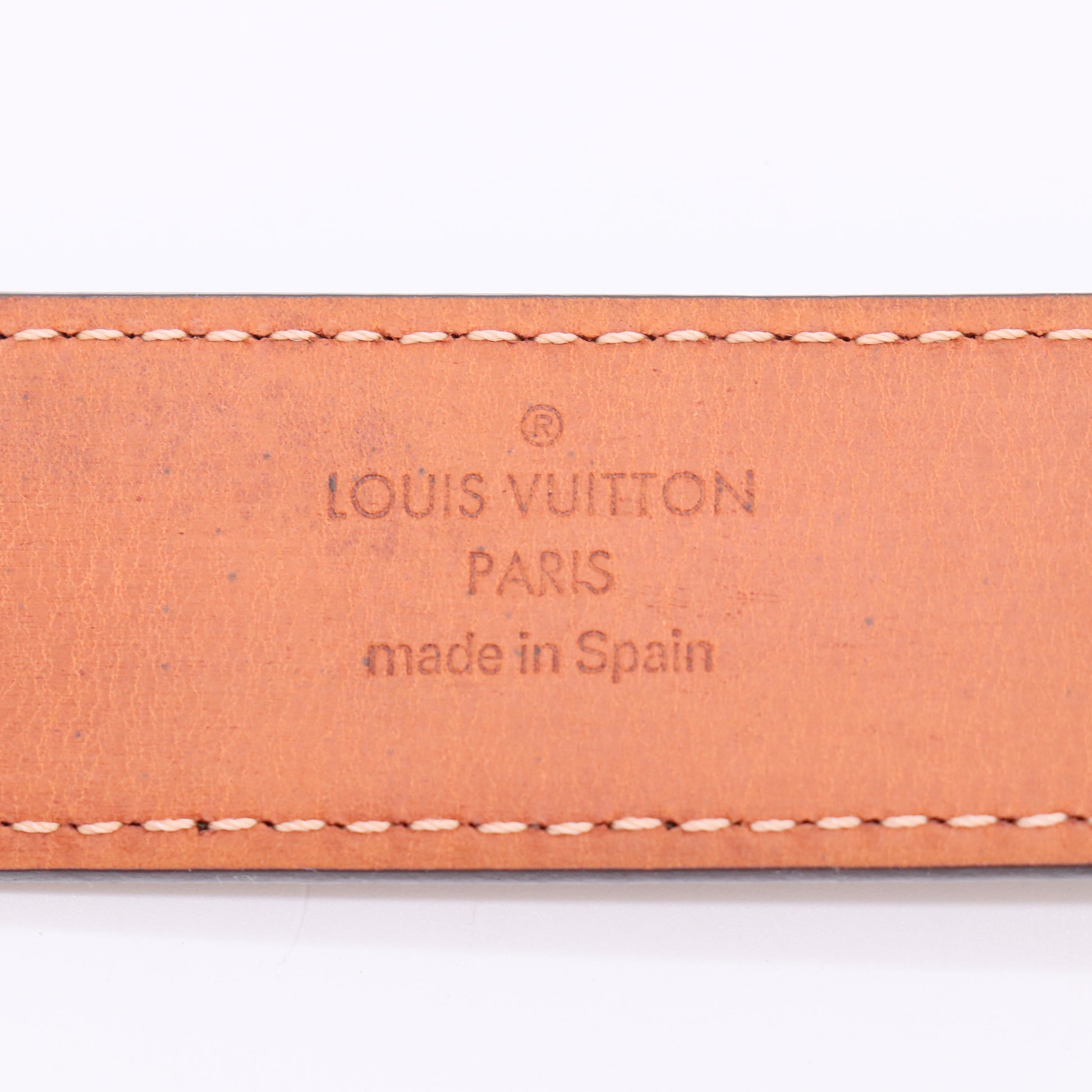 Louis Vuitton Monogram Essential V Belt 90 36 twins W22343