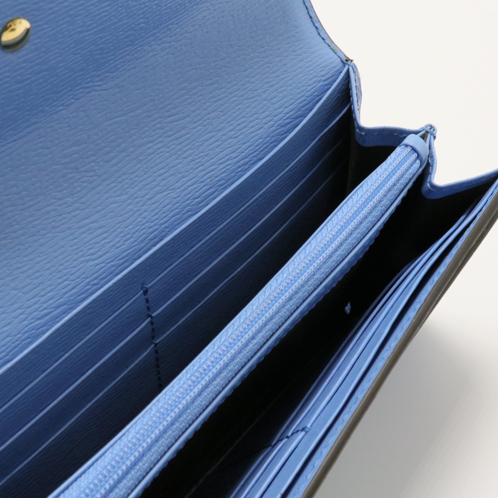Sylvie Continental Wallet Embroidered Leather