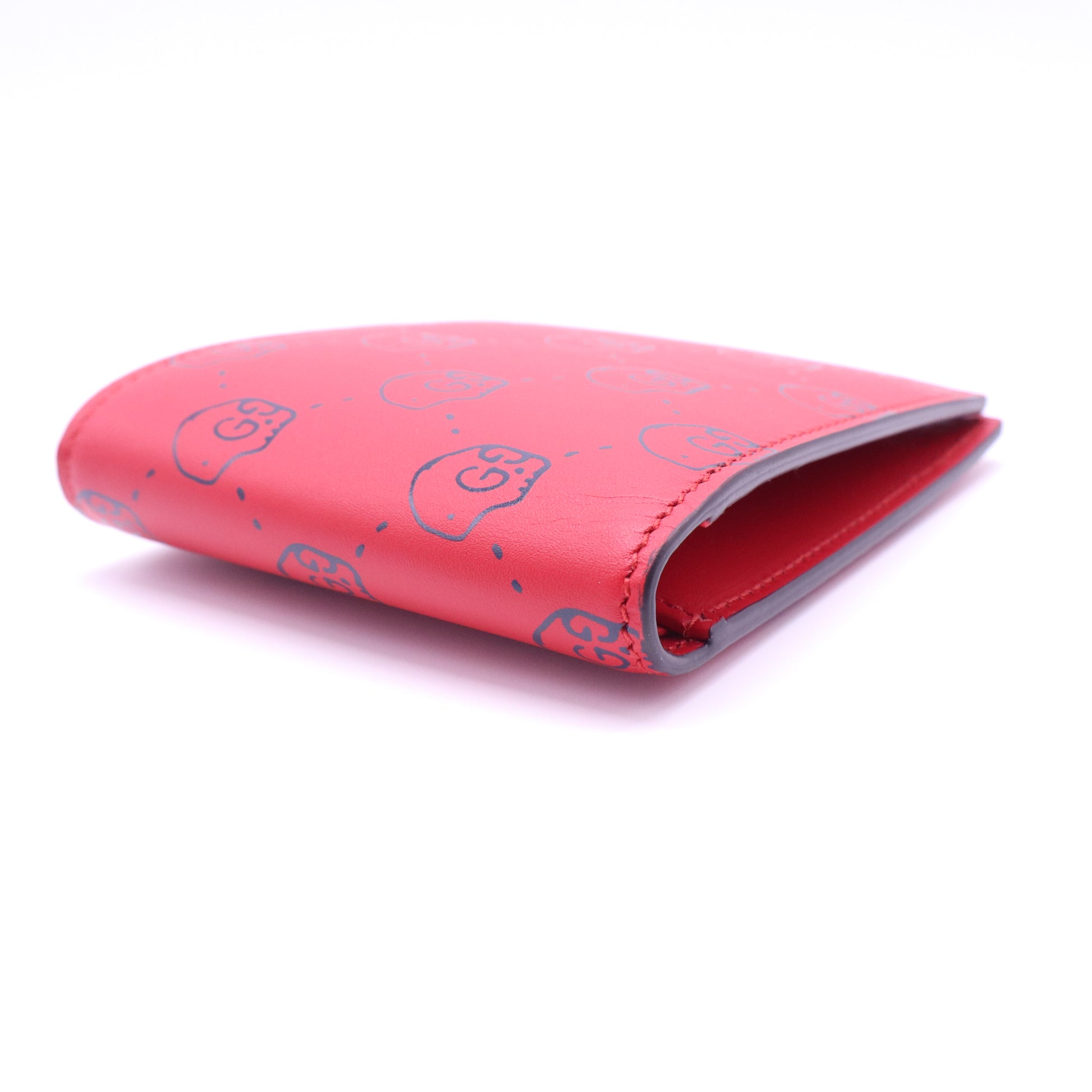Gucci GucciGhost Leather Bifold Wallet W21250