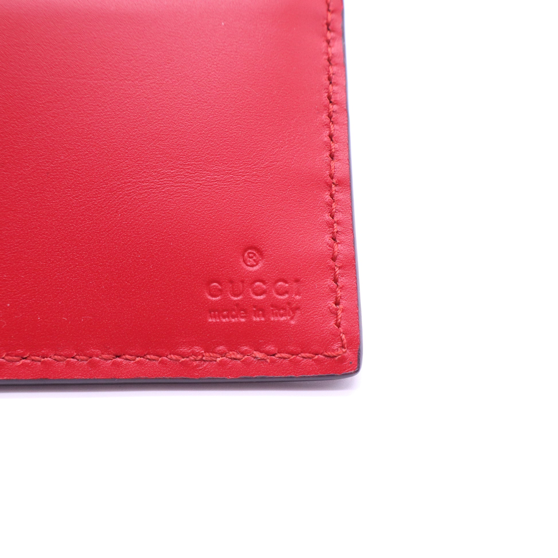 Gucci GucciGhost Leather Bifold Wallet W21250