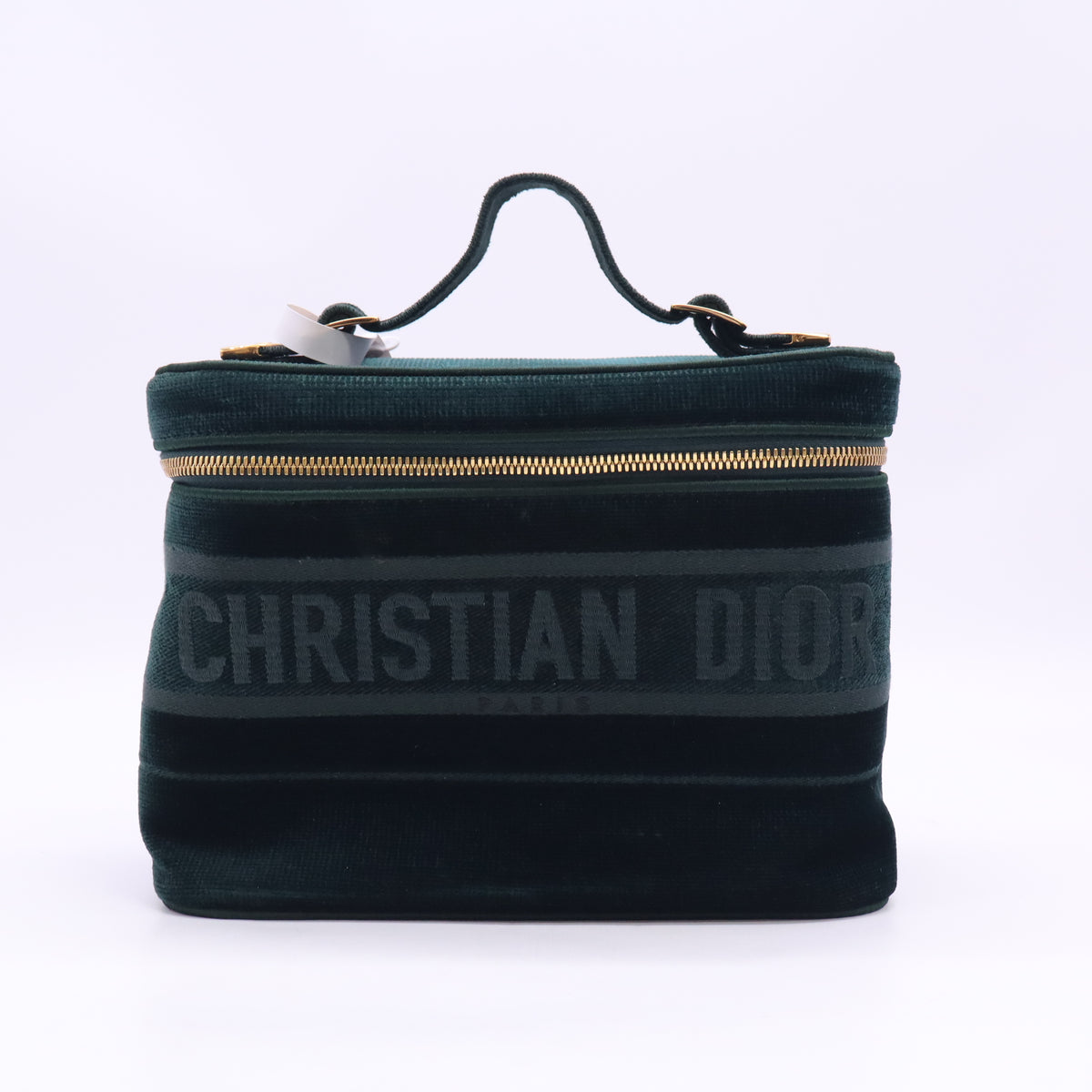 Embroidered Velvet Diortravel Case vanity bag Twins B24622